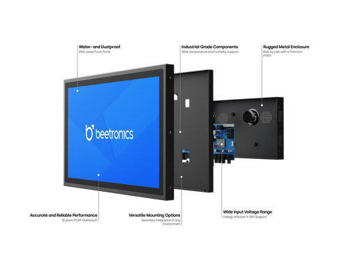 12 Inch Touchscreen Metal